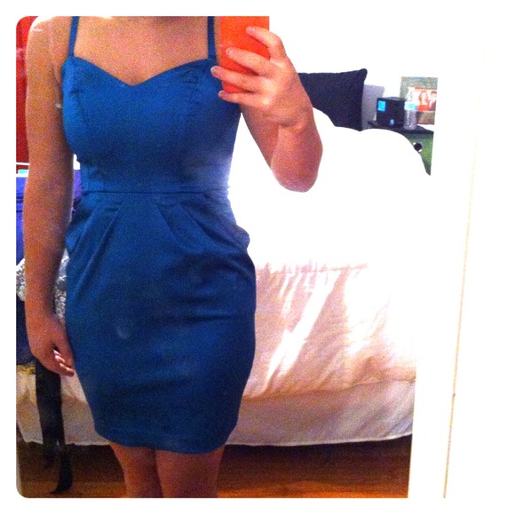 Super cute Teal Dress from Bebe!