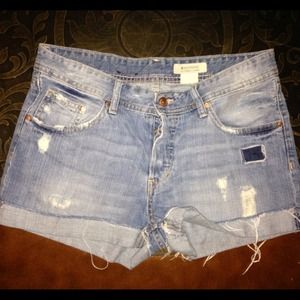 H&M boyfriend jean shorts