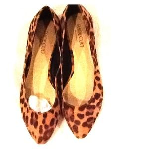 Leopard nasty gal flats