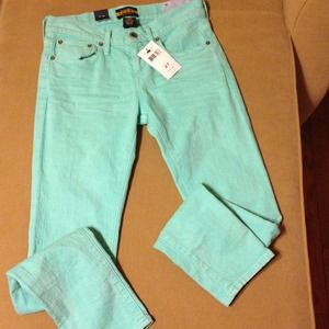 ✂️PRICE CUT✂️NWT teal Rugby by Ralph Lauren  jeans