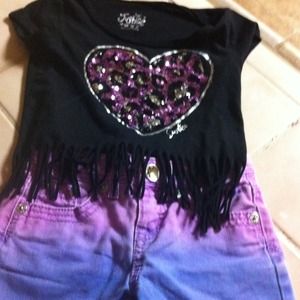 Crop top n shorts