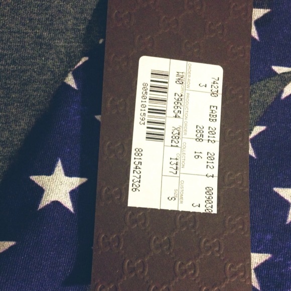 100% Auth Women's Italy GG Flag T-shirt ! Rare - Picture 2 of 4