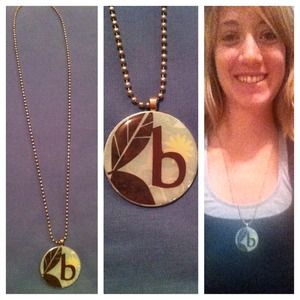 "b" necklace