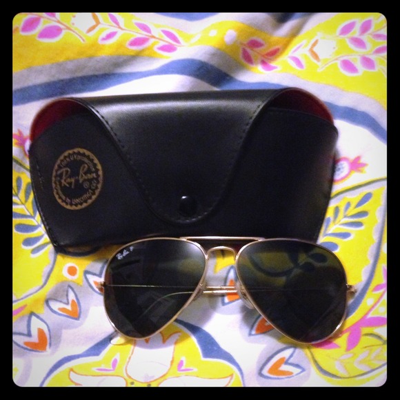 Ray Ban large metal aviators