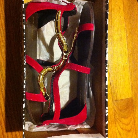 ❌SOLD❌Shoe Republica Snake Chain Sandals - Picture 2 of 4