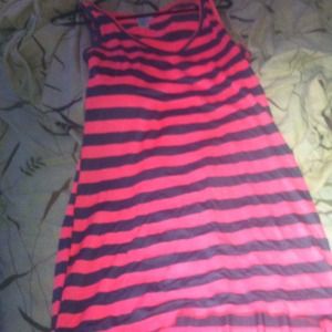 A dress in front is short to the back in long