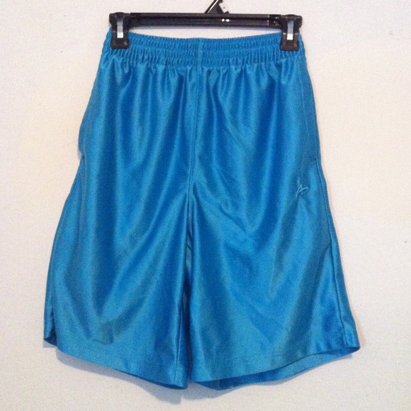 Blue athletic shorts, sz small