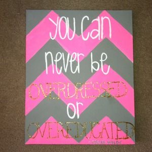 *Reserved!* Chevron Wall Decor & Polo Bundle