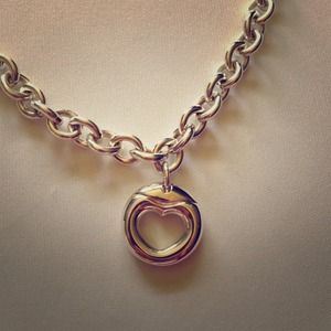 Auth Movado sterling silver necklace & bracelet.