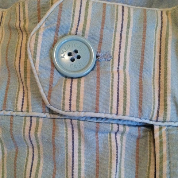Pinstripe mini skirt! - Picture 2 of 3
