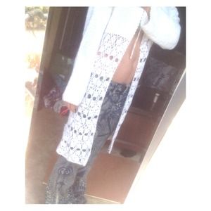 Amazing crotchet maxi sweater