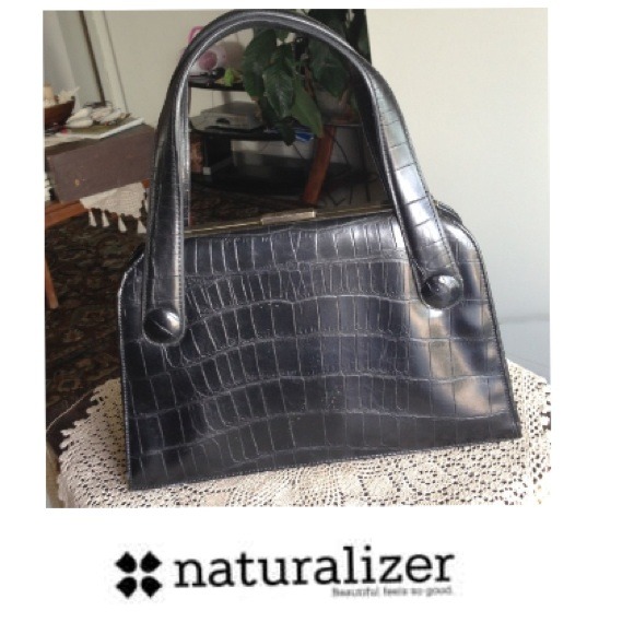Black Snakeskin Bag