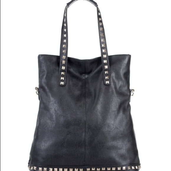 HOST PICK🎊Large Black Studded Hand & Shoulder Bag