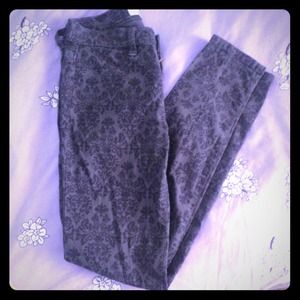 Grey and black pants