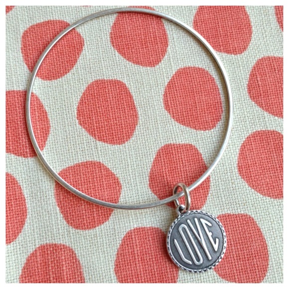 SOLDHandmade "Love" Bangle