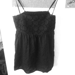 Black baby doll tank
