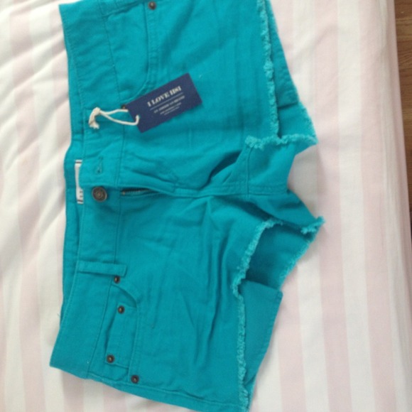 New Aqua Blue shorts