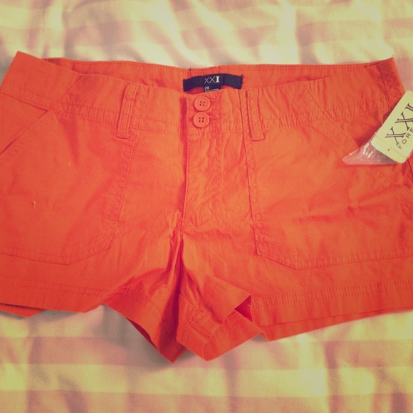New Orange Shorts