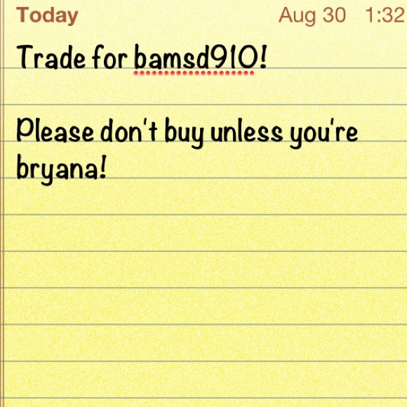 Trade for bams910--keens