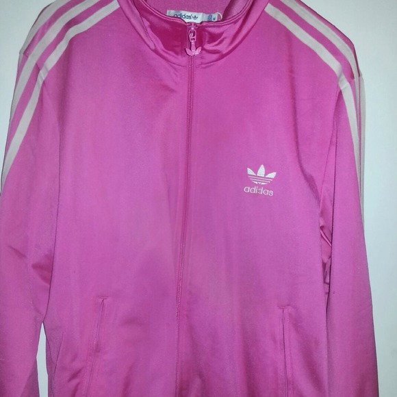 Pink Adidas Track Jacket (Women)