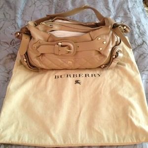 Auth Brand New Burberry shoulder bag w/dust cover