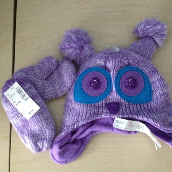 Hat and Mittens set from Children's place