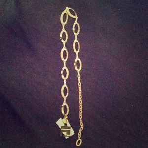 Gold Oval Link Belt