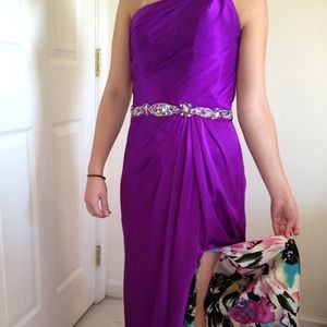 Purple Val Stefanie prom dress.