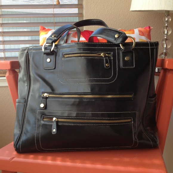 BIG black purse
