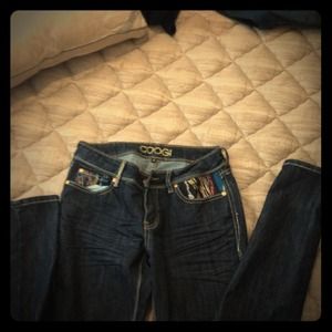 Dark blue COOGI skinny jeans