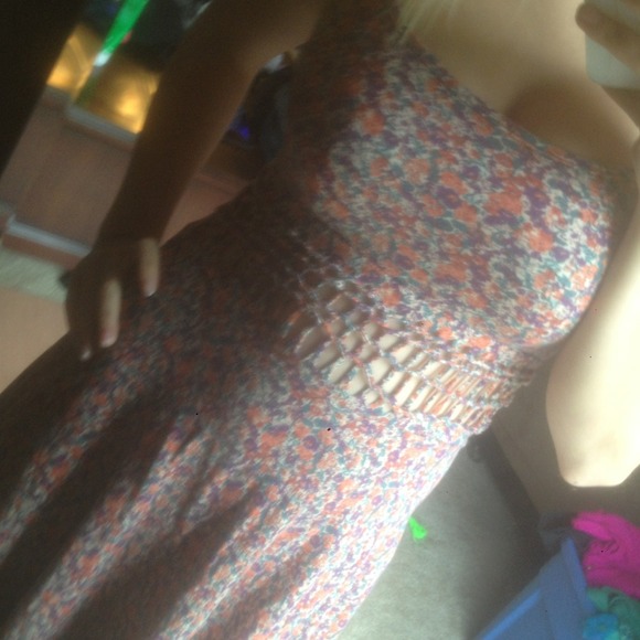 Floral Low High Dress