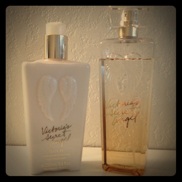 ON HOLD Victoria Secret GOLD Fragrance Mist&lotion