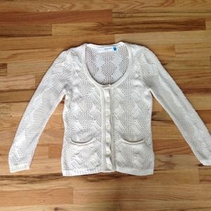 HOLD for @smadams Anthropologie Cream Knit Sweater