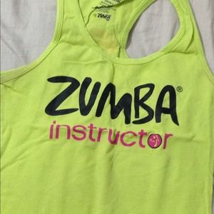 Zumba instructor racertank