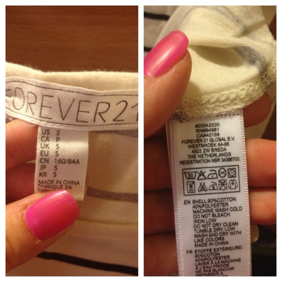 🎉HP🎉 forever21 black&white tank top - Picture 2 of 4