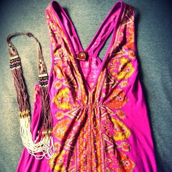 SOLD!🌟FLASH SALE!🌟HP! Bohemian Tank Top - Picture 3 of 4