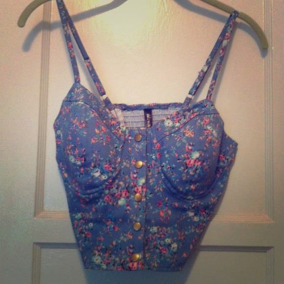 *SOLD Floral Corset - Picture 1 of 2
