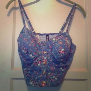 *SOLD Floral Corset