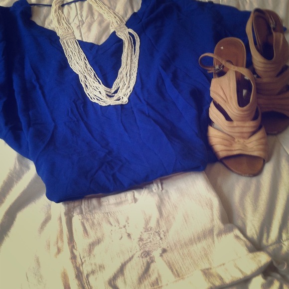 Cobalt Blue Dressy Top