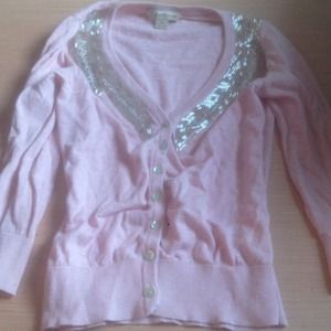 Gorgeous Pink Beaded Cardigan