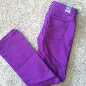 REDUCED Morgan Petite Purple Skinny Jeans