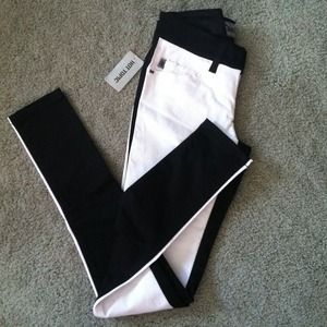 REDUCED NWT Royal Bones Black & White Pants