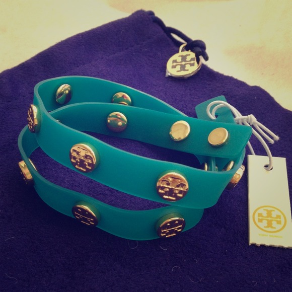Tory burch Tahitian turquoise bangle bracelet new