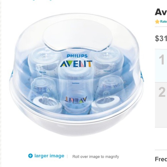 ❌ SOLD ❌Phillips Avent microwave bottle sterilizer