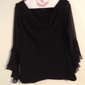 Sandra Darren Long Sleeve Blouse