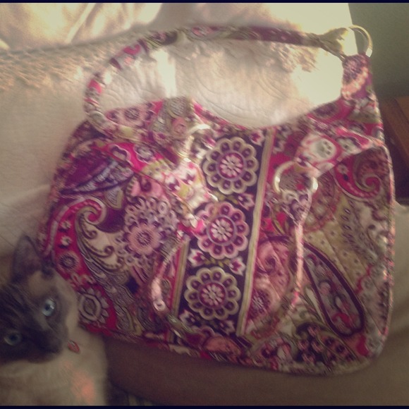 Vera Bradley Large  & Small Vera Bag. Bundle.