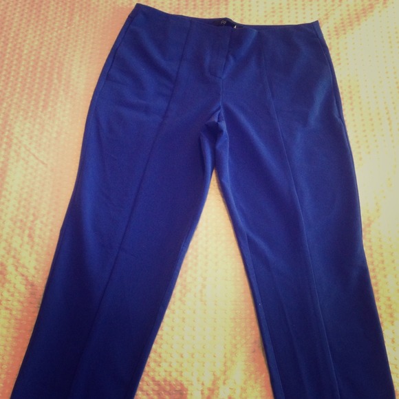 ELECTRIC BLUE DRESS PANT (ankle)