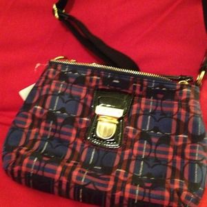 Authentic Coach Poppy Tartan Swing Pk BNew