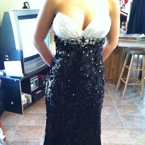 Tony Bowls evening gown