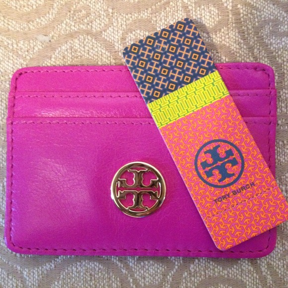 Tory Burch Dena flat card case